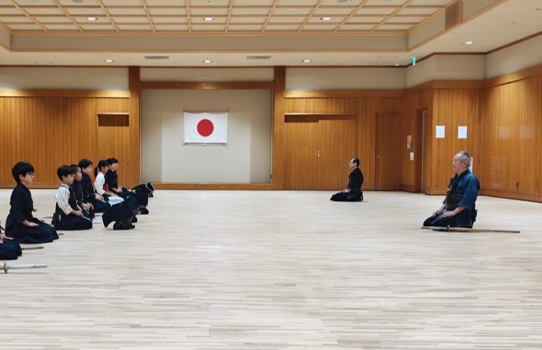 少年部の稽古風景